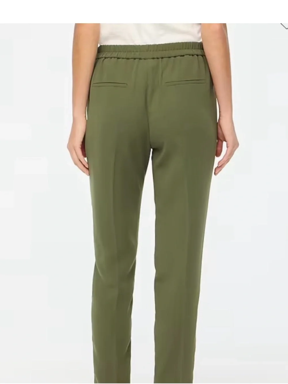 J.Crew Jamie Pant Olive Green Size 12 Travel